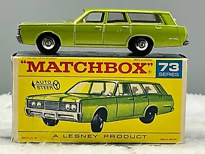 Matchbox Lesney# 73 Mercury Wagon1968Mint In F Box All OriginalN.O.S • $74