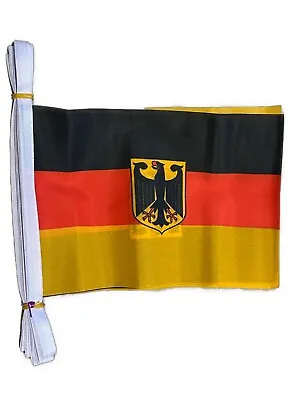 Germany Crest National Flags Small 3 Metre (10 Flags) Bunting • £9.99