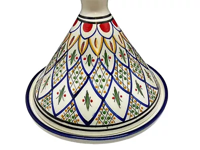 $84.99 • Buy Le Souk Ceramique Serving Tagine Hand Painted Ceramic Colorful Moroccan Style