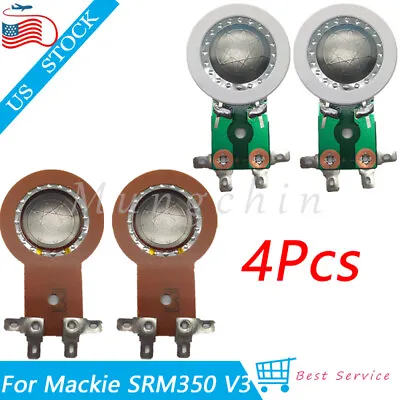 4*For Mackie SRM350 V3 THUMP 15A 12A 15BST Driver Tweeter Diaphragm 25.4mm 8 Ohm • $40.18