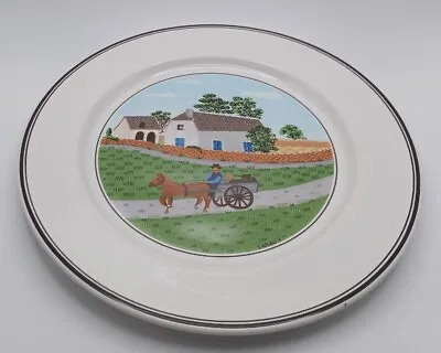 Villeroy & Boch Design Naif Salad Plate Laplau #1 Horse & Cart W/Turkey 8.25  • $11.99