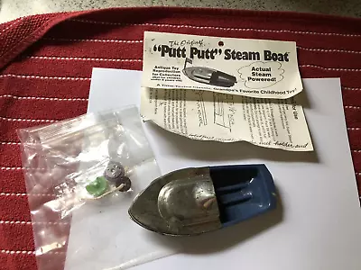 TOY Putt Putt Steam Boat By Grahamco Trading Metal Original Package Reproduction • $15