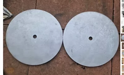 2 X 20kg Weight Plates 1 Inch Raw Steel • £50