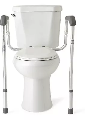 Medline Toilet Safety Rails Foldable Frame For Toilet With Easy Installation • $25.49