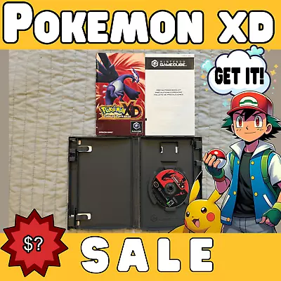 Pokemon XD: Gale Of Darkness (Nintendo GameCube 2005) W/ Manual & Insert Tested • $70