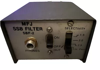 MFJ SSB Filter  SBF-2 Ham Amateur Radio 30 Day Returns. • $35