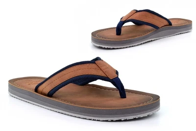 £16.31 • Buy Mens Toe Post Sandals Mens Summer Sandals Mens Flip Flops Mens Mules Tan Sandals
