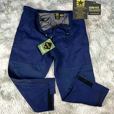 New PROPPER Military Issued USA GORE-TEX Best Defense Waterproof Navy Pants XL R • $180