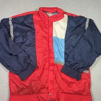 Vintage Adidas Tracksuit Jacket Windbreaker Shell Suit Retro Silver Tag 80 90’s • £31.99