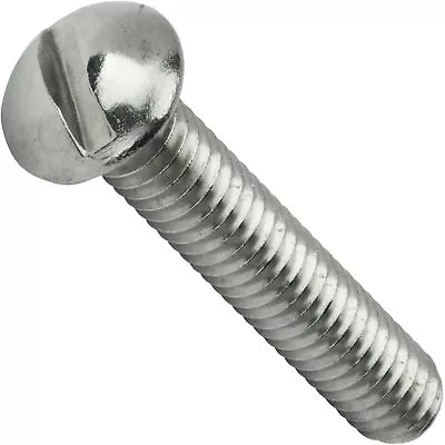 2-56 Round Head Machine Screws Slotted Drive Stainless Steel All Lengths • $148.48