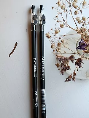 MAC Eye/Lip Liner Pencil (MAC1599) Col M02 W/ Pencil Sharpener Lid Pk2 • $5.95