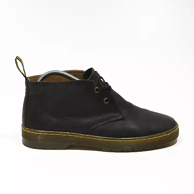 DR MARTENS Cabrillo High Top Boots Black Leather Mens UK 7 • £43.99