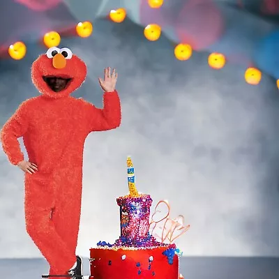 Elmo Adult Prestige Costume Plush Sesame Street Halloween XL • $99