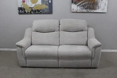 G Plan Firth Pinnacle Mist Fabric Static 3 Seater Sofa RRP £2136 • £850