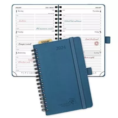 Pocket Calendar 2024 Planner Weekly And Monthly For Purse - Agenda 2024 With • $9.30