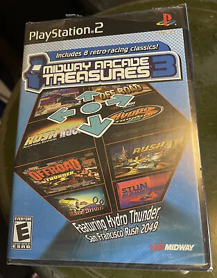 Midway Arcade Treasures 3 (Sony PlayStation 2 PS2 2005) Complete ⭐️ Sealed* ⭐️ • $35