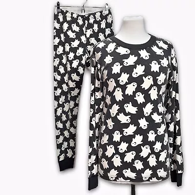 Hanna Andersson Women's Spooky Smile Ghost Halloween Pajamas Small • $34.99