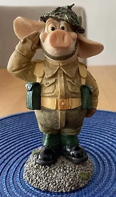 Piggin A-tten-tion! By David Corbridge - Soldier Pig Figurine - 2003 • £10.99