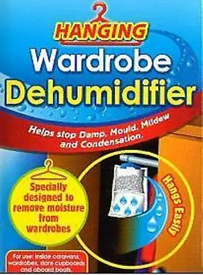 24 X Hanging Wardrobe Dehumidifier By 151 - Helps Stop Damp Mould Mildrew Etc • £26.95