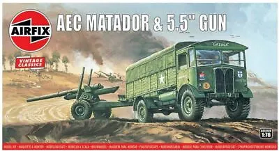 £12.99 • Buy Airfix AEC Matador + 5.5inch Gun  1:76 Scale