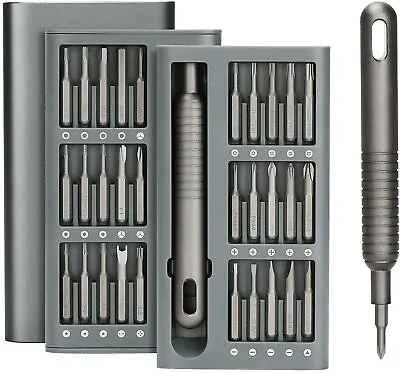 30 In 1 Small Screwdriver Set Mini Magnetic 30 Bits Precision Repair Tool Kit  • $19.95