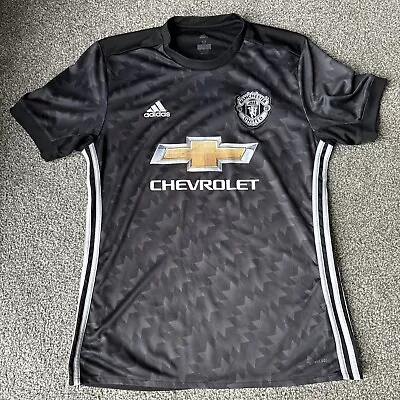 Manchester United 2017/18 Away Shirt - Medium Men’s Adidas Football Kit Top • $16.17