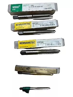 (Lot Of 5 PCs) Kennametal 3/8 -16 Tap KHSST08443 Widia GTF 1/2-13 NC 13328 H3 • $18