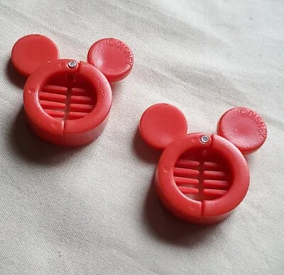 DISNEY Baby Children's Red Mickey Mouse Hair Clips • $6