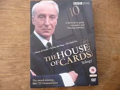House Of Cards - Dvd - 2004 - 3 Double Sided Discs - Bbc - Ian Richardson • £7.79
