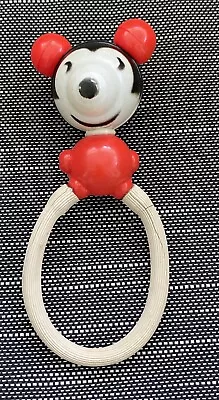 1930's Mickey Mouse Celluloid Baby Rattle • $19.99