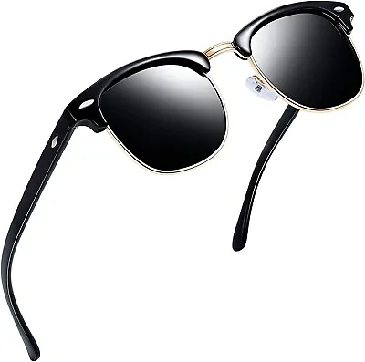 Mens Womens Sunglasses Polarised UV400 Half Frame • £4.99