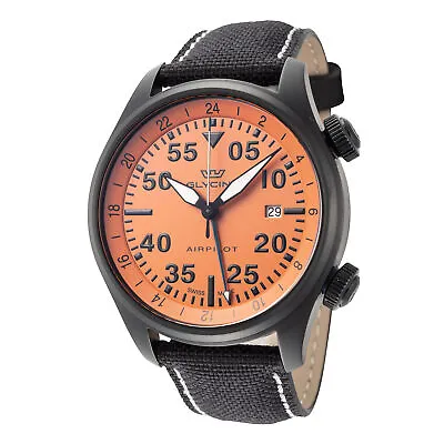 Glycine Men's GL0436 Airpilot GMT 44mm Quartz Watch • $237.27