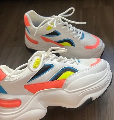Brand New ZARA Colorful Platform Chunky Sneakers - Size : 8 • $89
