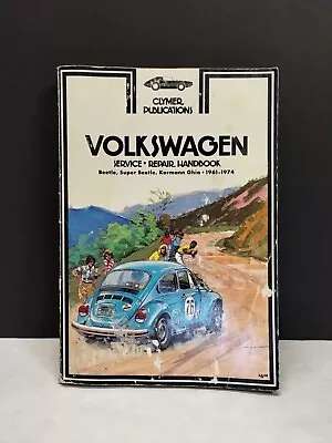 Clymer Volkswagen Service Repair Handbook Manual Beetle Karmann Ghia 1961-1974 • $11.95
