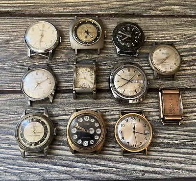 Vintage Lot Men’s Mechanical Wristwatches Parts/Repair • $12.90