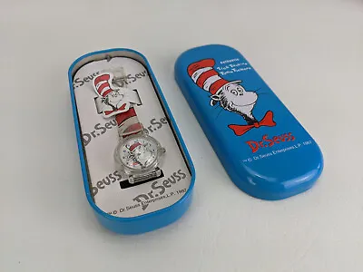 Vintage Dr. Seuss Cat In The Hat Watch Authentic T Ick Tock Time Tickers • $22.99