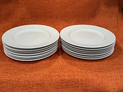 Crate & Barrel Set Of 4 Chop Or Dinner Plates 12” Epoch Kathleen Wills See Descr • $75