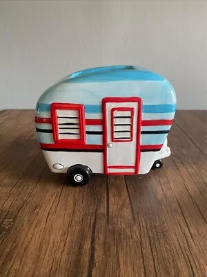 The Spring Shop Camper Cookie Treat Jar 11  X 8.3  Dishwasher Safe Pre-Owned • $9.99