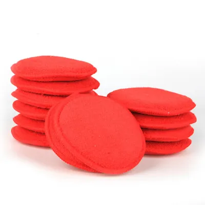 12Pcs Microfiber Applicator Pads Sponge Car Soft Wax Polish Cloth Auto Detailing • $12.99