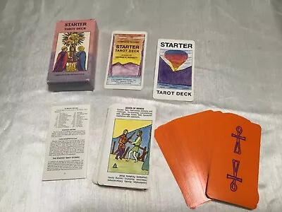 Vintage Starter Tarot Deck 1988 Complete 78 Card + Instruction New • $19