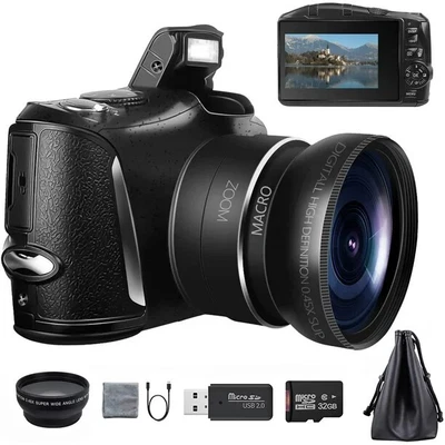 $225.50 • Buy NBD Digital Camera 4K Ultra HD 48MP All-in-One Vlogging Camera With Wide Angle 