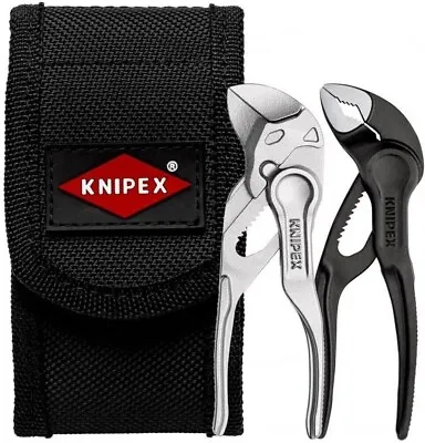 Knipex 4  002072V04 XS 2 Piece Mini Pliers Set XS In  Belt Pouch • $88.99