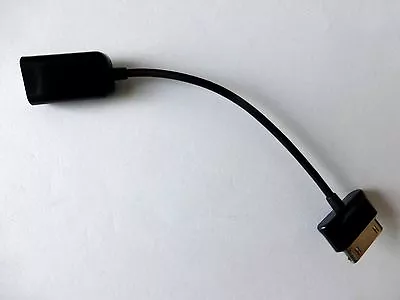 USB OTG ADAPTER CABLE BLACK For SAMSUNG GALAXY TABLET Connects Usb Device To Tab • £0.99