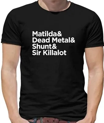 Robot Wars Matilda&Shunt Mens T-Shirt - Dead Metal - Sir Killalot - Robot - TV • $31.17