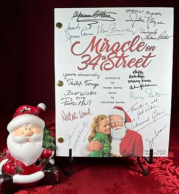 Miracle On 34th Street Script Signed- Autograph Reprints- 156 Pages- 1947- Santa • $24.99