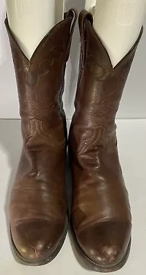 Lucchese 1883 Roper Brown Size Made In USA N8793c Man’s Size 9.5 D • $180