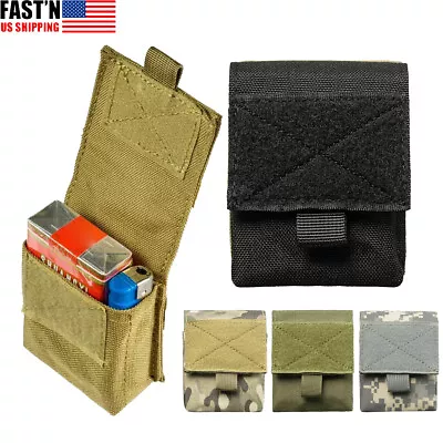 Tactical Molle Pouch Cigarette Holder Belt Waist Bag Small EDC Gadget Gear Pouch • $5.99