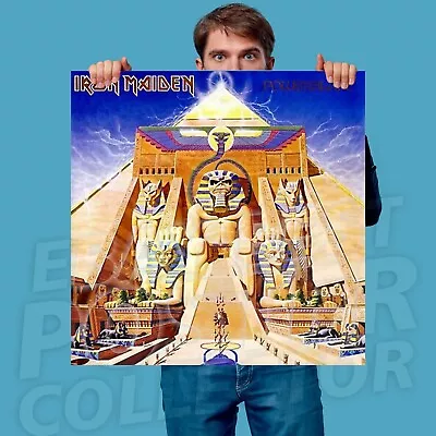 IRON MAIDEN Powerslave BANNER Poster Tapestry Vinyl Album Cover Art • $32.25