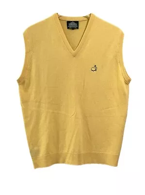 CLUBHOUSE COLLECTION Masters Cashmere Golf Sweater Vest Size Medium • $40.05