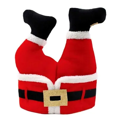£7.99 • Buy Novelty Christmas Plush Red Santa Claus Legs Hat Clown Pants Legs Xmas Gift